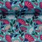 Preview: Canvas Garden Stories by Emjo Design Blumen auf Türkis von Swafing